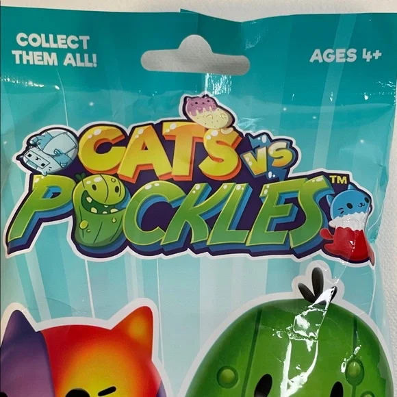 NEW Cats vs Pickles 4 inch Plush Blind Packs – Sealed Collectible Toy (3 Packs) - Picture 5 of 5